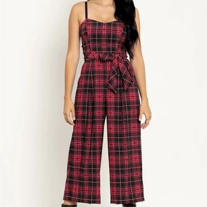 Tartan ribbon Lounge Jumpsuit
